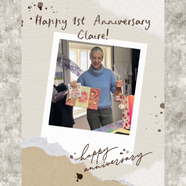 Happy 1st Anniversary Claire!